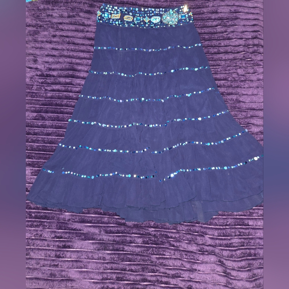 Navy Blue Skirt